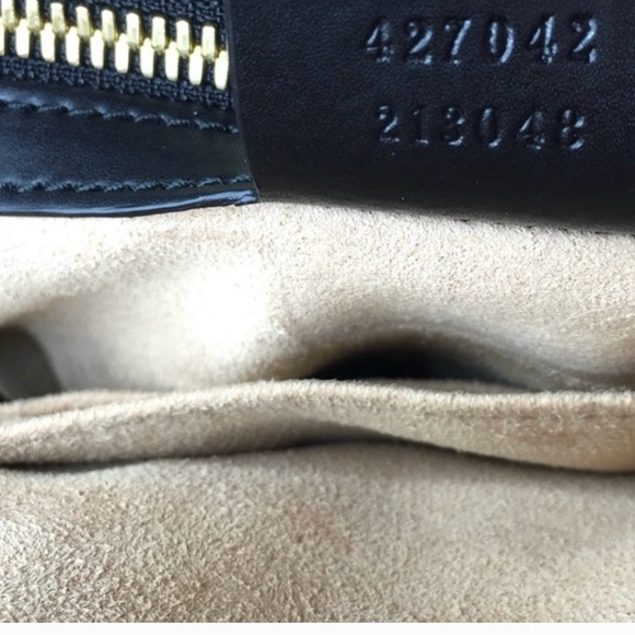 Gucci Beige and Brown Bee Pattern Backpack - Picture 13 of 14